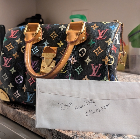 Louis Vuitton Handbags - Louis Vuitton x Takashi Murakami Multicolore Speedy 30 (Noir)